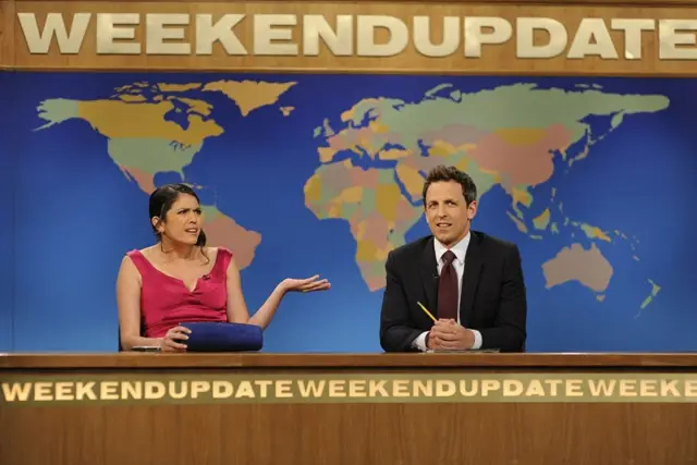 Cecily Strong was "The Girl You Wish You Hadn't Started a Conversation With" on Weekend Update this past season